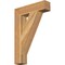Ekena Millwork Traditional Block Rough Sawn Bracket, Western Red Cedar, 4"W x 18"D x 26"H BKT04X18X26TRA05RWR - alternate 1